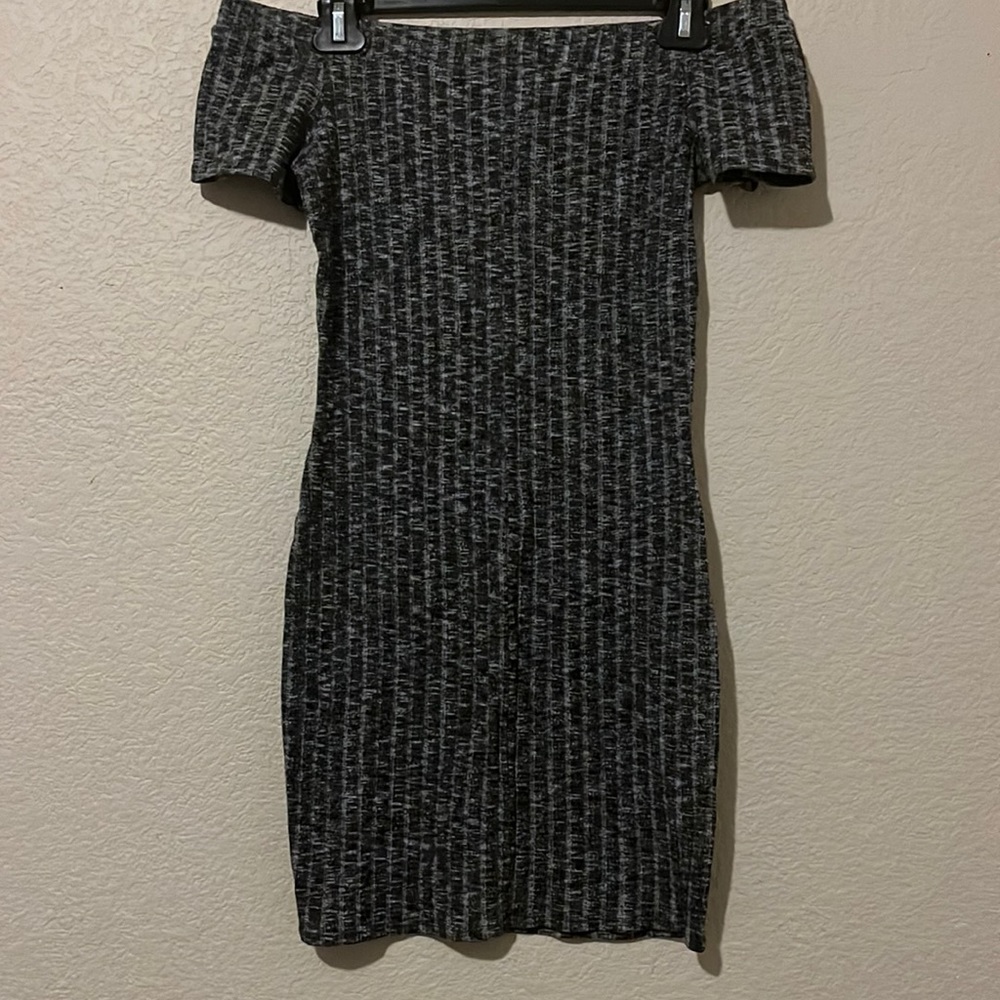 Bodycon Mini Grey Dress